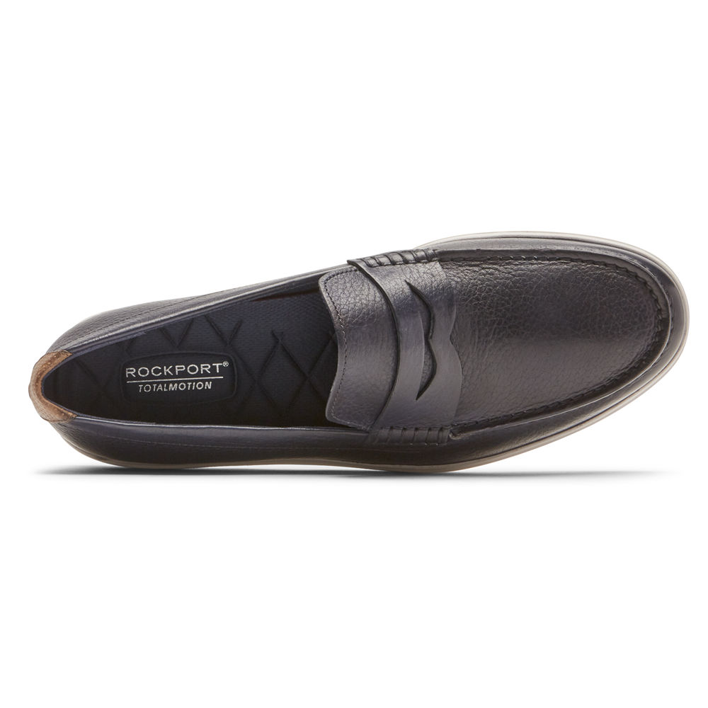 Mocassins Rockport Homem Azuis - Total Motion Lite Penny - 47985TRXI